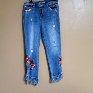 Embroidered Jeans